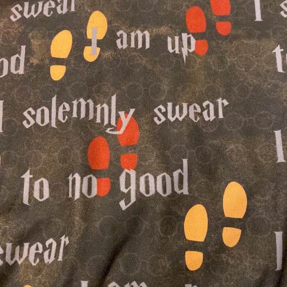 🖤NWOT Harry Potter Marauders‎ Map Amelia Rose Leggings🖤 - Picture 2 of 3